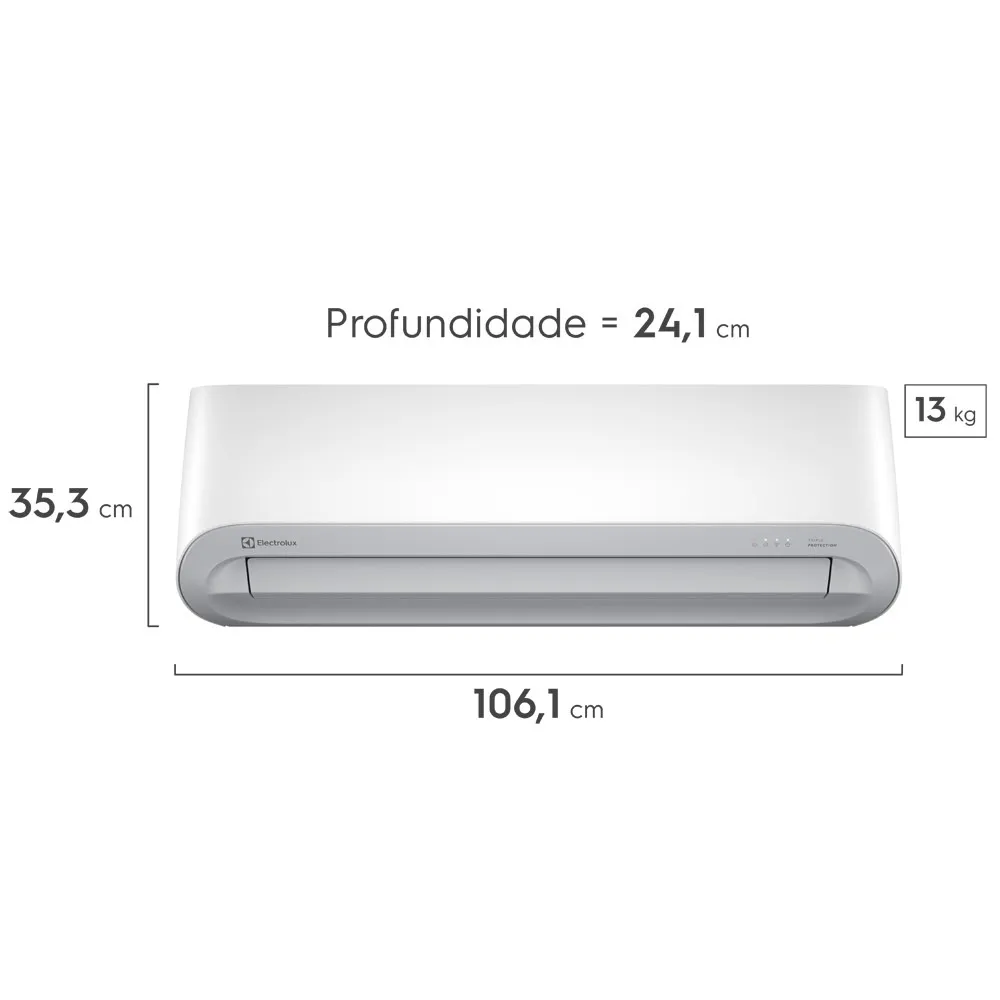 Ar-Condicionado Split Electrolux Inverter 18.000 BTUs Color Adapt Quente/Frio (JI18R/JE18R)
