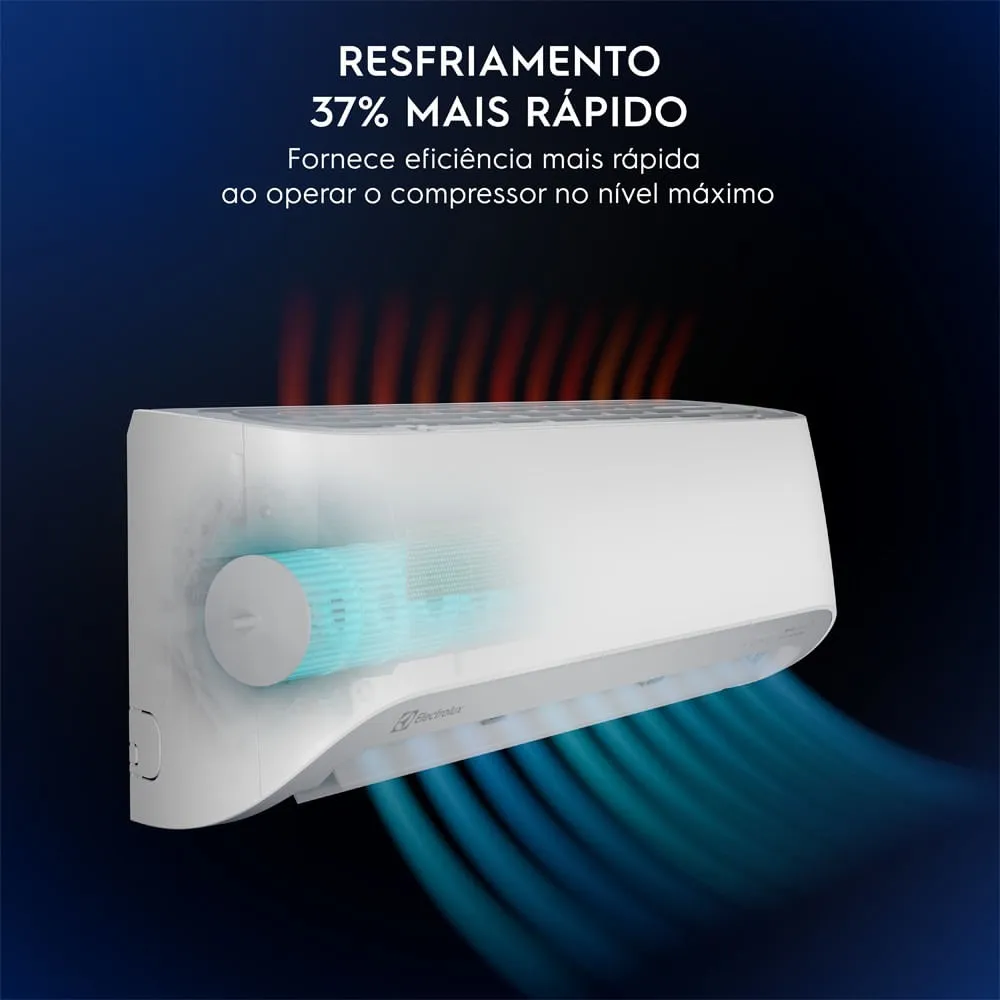 Ar-Condicionado Split Electrolux Inverter 9.000 BTUs Color Adapt Quente/Frio (JI09R/JE09R)