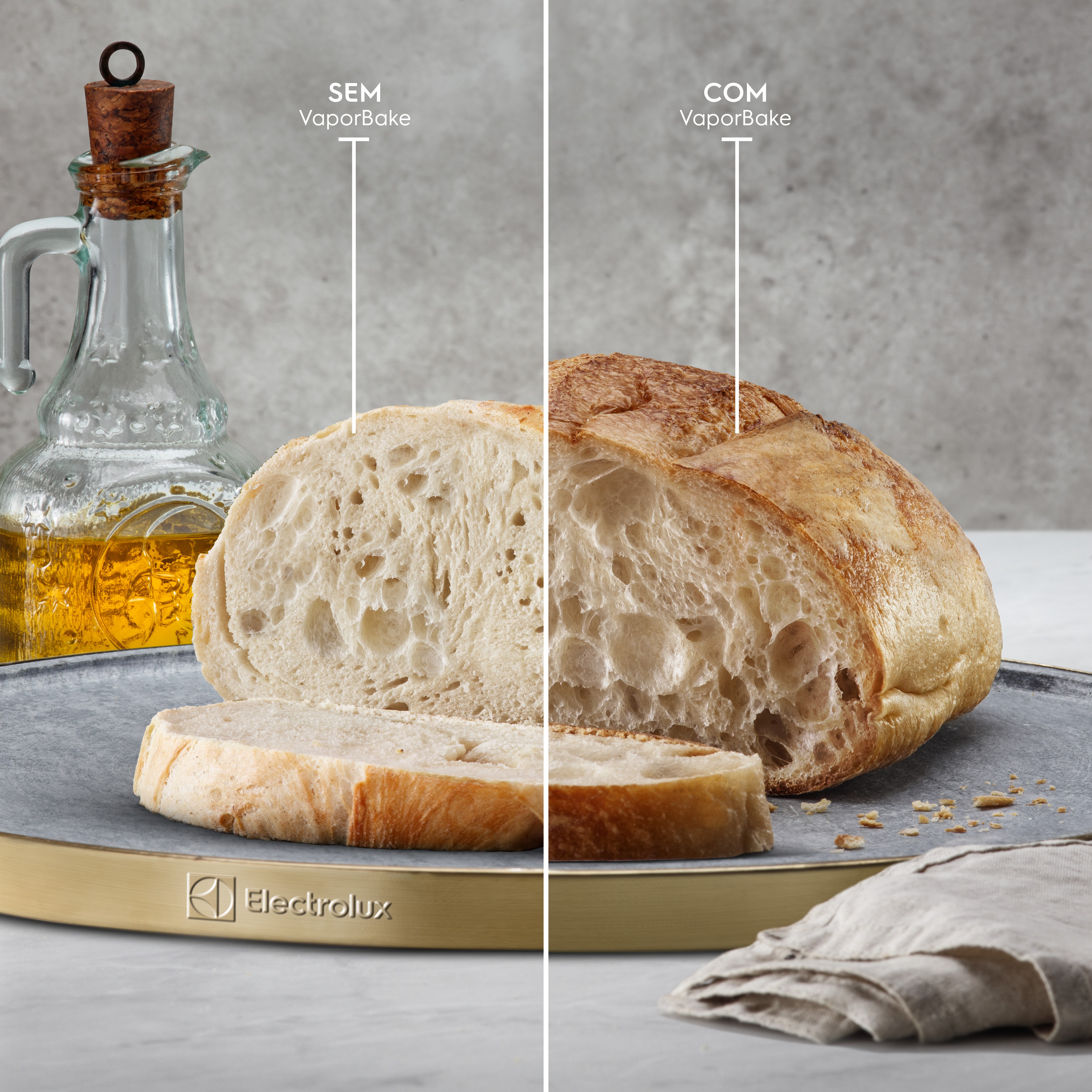 Fogão 4 bocas Electrolux Efficient Branco Mesa Inox, PerfectCook e VaporBake® (FE4IW)