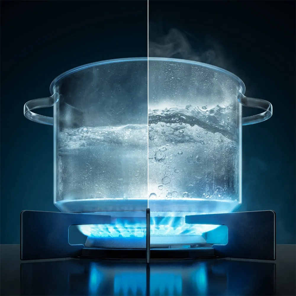 Fogão de Embutir 4 bocas Electrolux Cinza Experience Mesa Vidro, Grill e VaporBake (FE4EC)