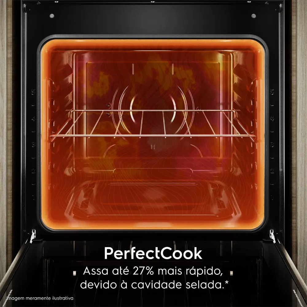 Fogão 4 bocas Electrolux Cinza Experience com Mesa Inox, Timer e Tripla Chama (FE4TC)
