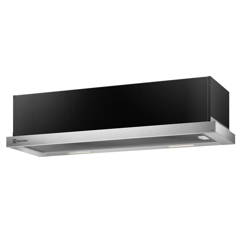 Depurador de Ar Electrolux 90cm Retrátil Inox Efficient com Luz de Led (DE9RS)
