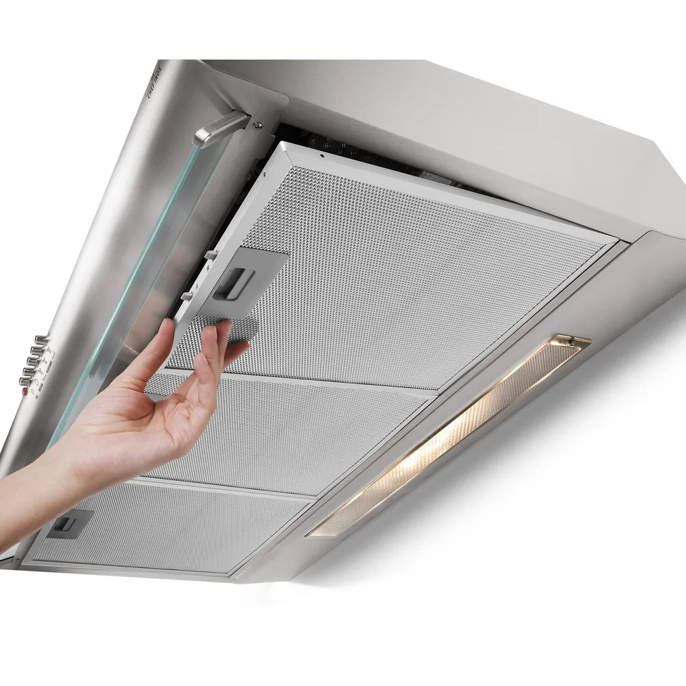 Depurador de Ar Parede Electrolux 80cm Inox com Filtro Lavável e Máscara Captadora de Ar (DE80X)