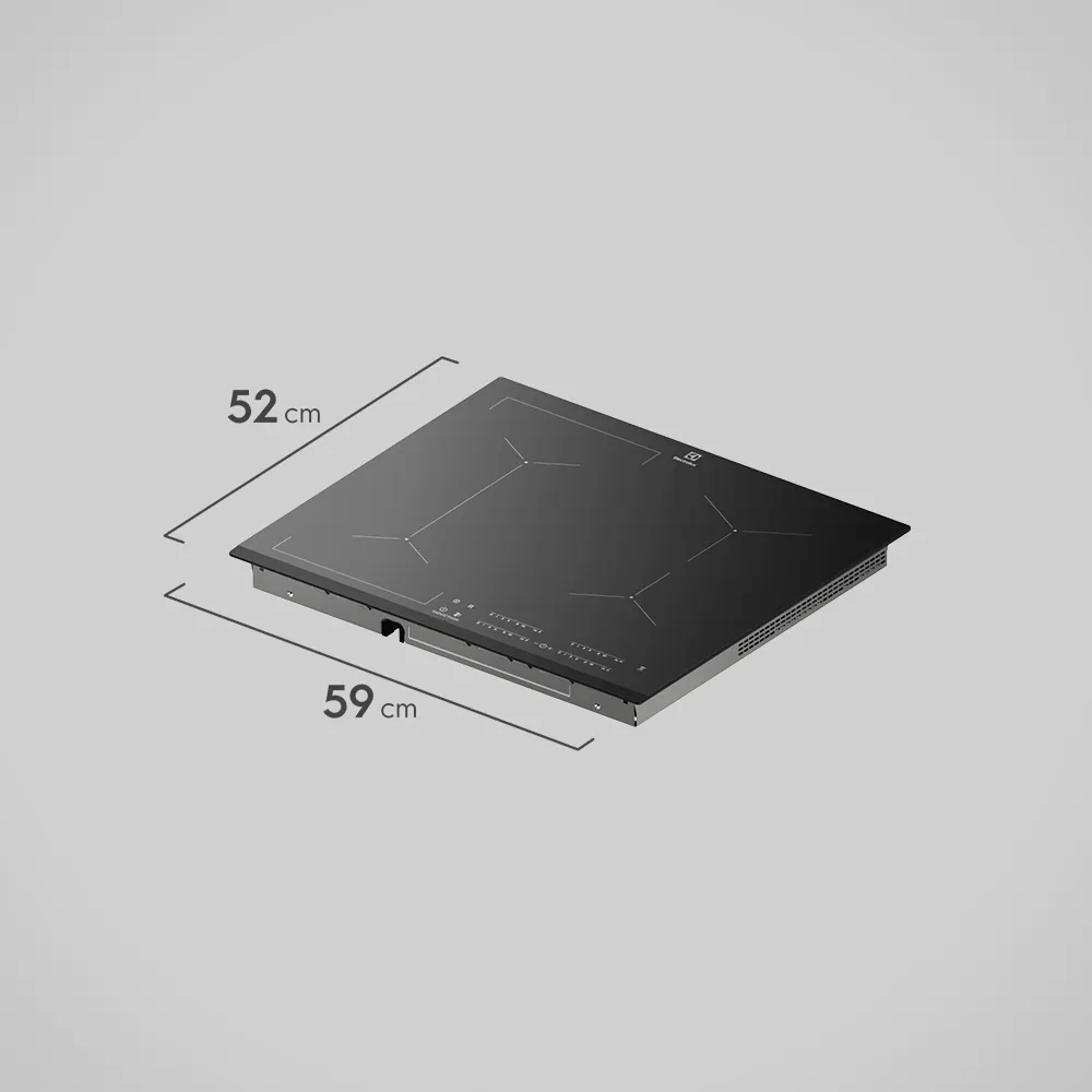 Cooktop 4 Bocas de Indução Electrolux Experience com Unicook e Timer (IE60P)