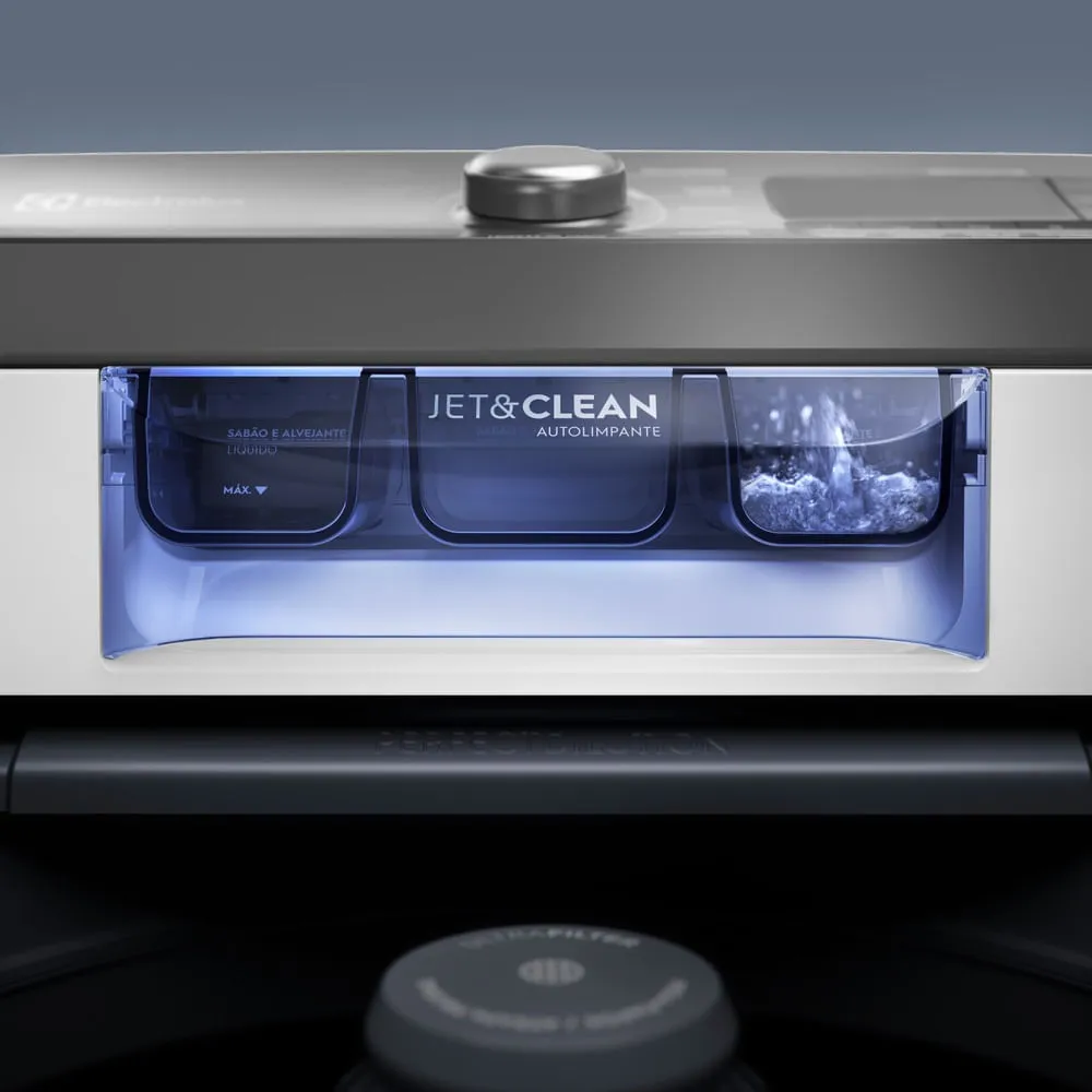 Máquina de Lavar Electrolux 18kg Branca Efficient Cesto inox e Jet&Clean (LEE18)