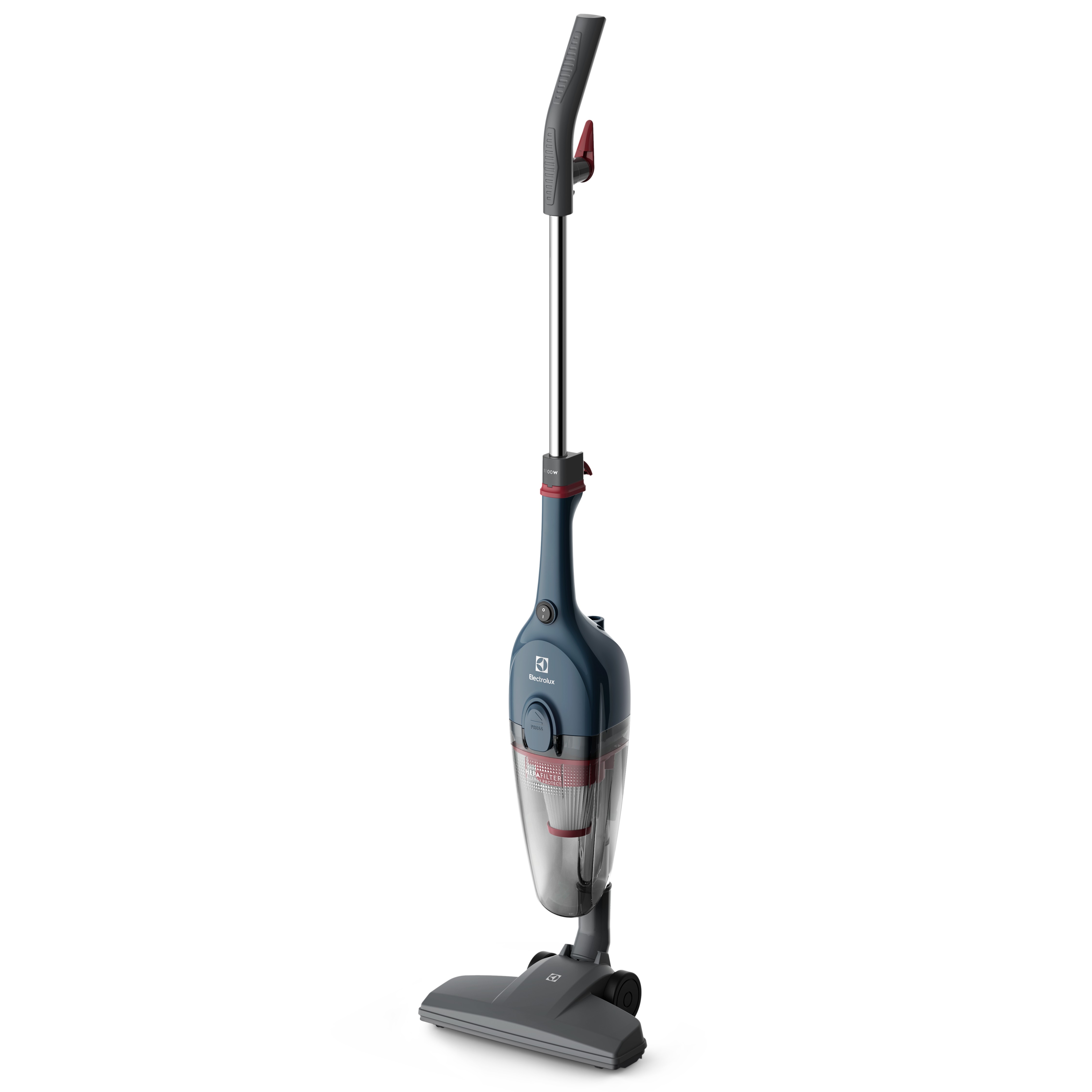 Aspirador de Pó Vertical com Fio Electrolux 1100W 2 em 1 Filtro HEPA Azul (STK13A)