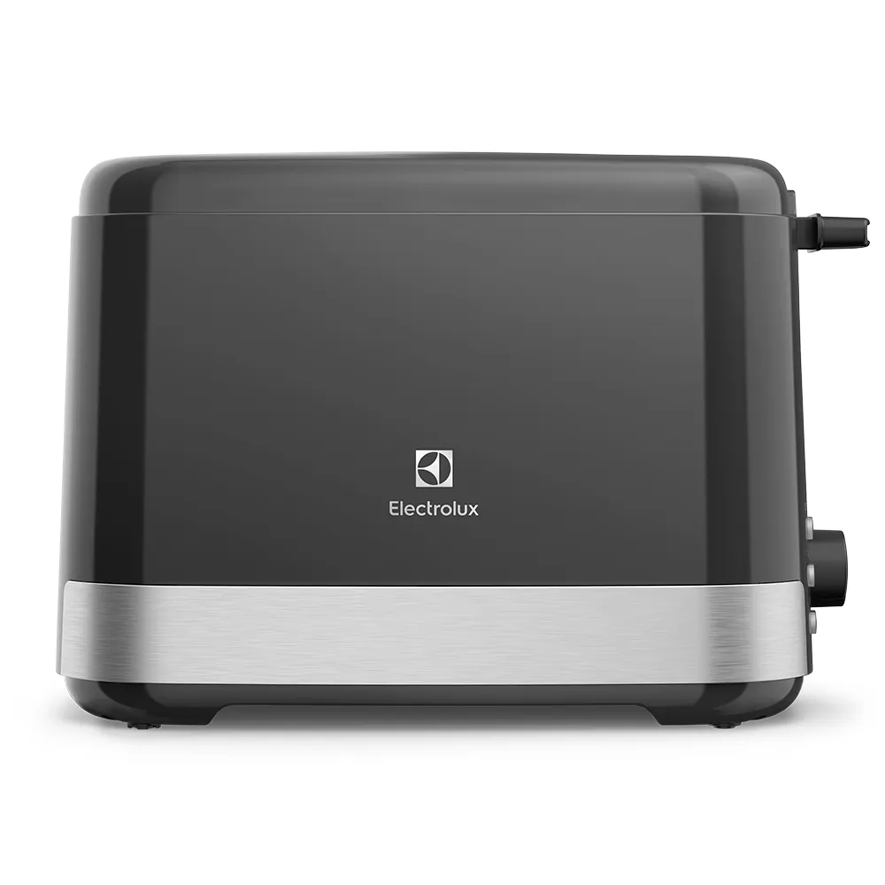 Torradeira Elétrica Electrolux Inox Preta Efficient com 8 Níveis de Tostagem (ETS10)