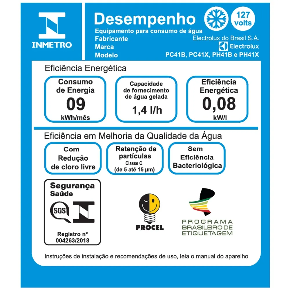 Purificador Electrolux com Compressor, Água Quente e Painel Digital Cinza (PH41X)