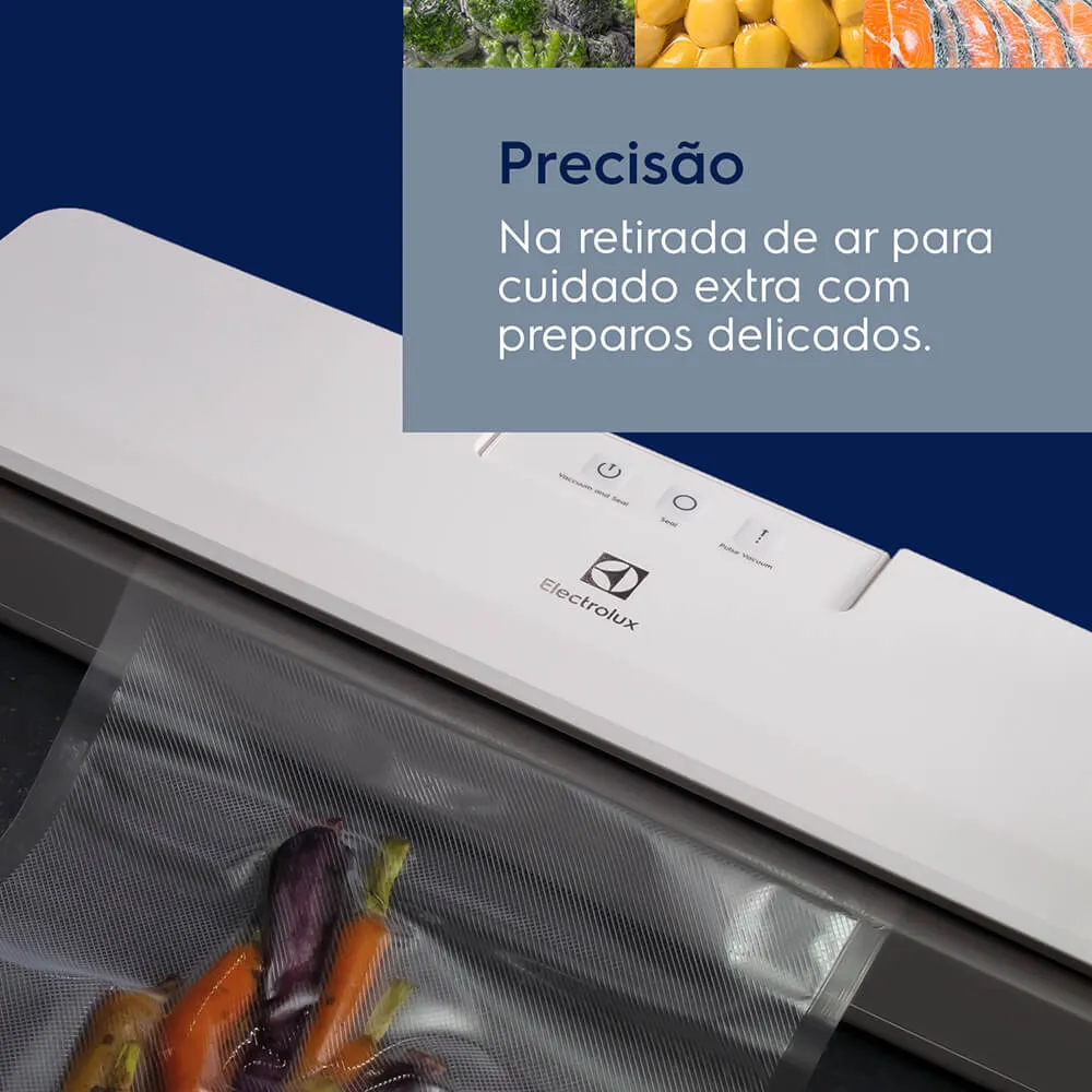 Seladora a Vácuo Electrolux Portátil Branca Silenciosa