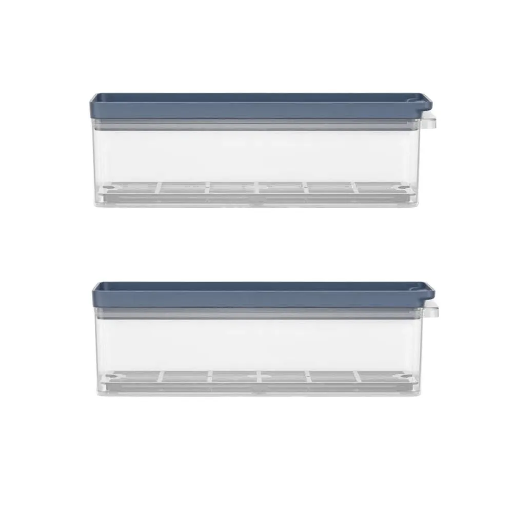 Kit 2 Organizadores de Geladeira Electrolux Experience com Escorredor 2,3L